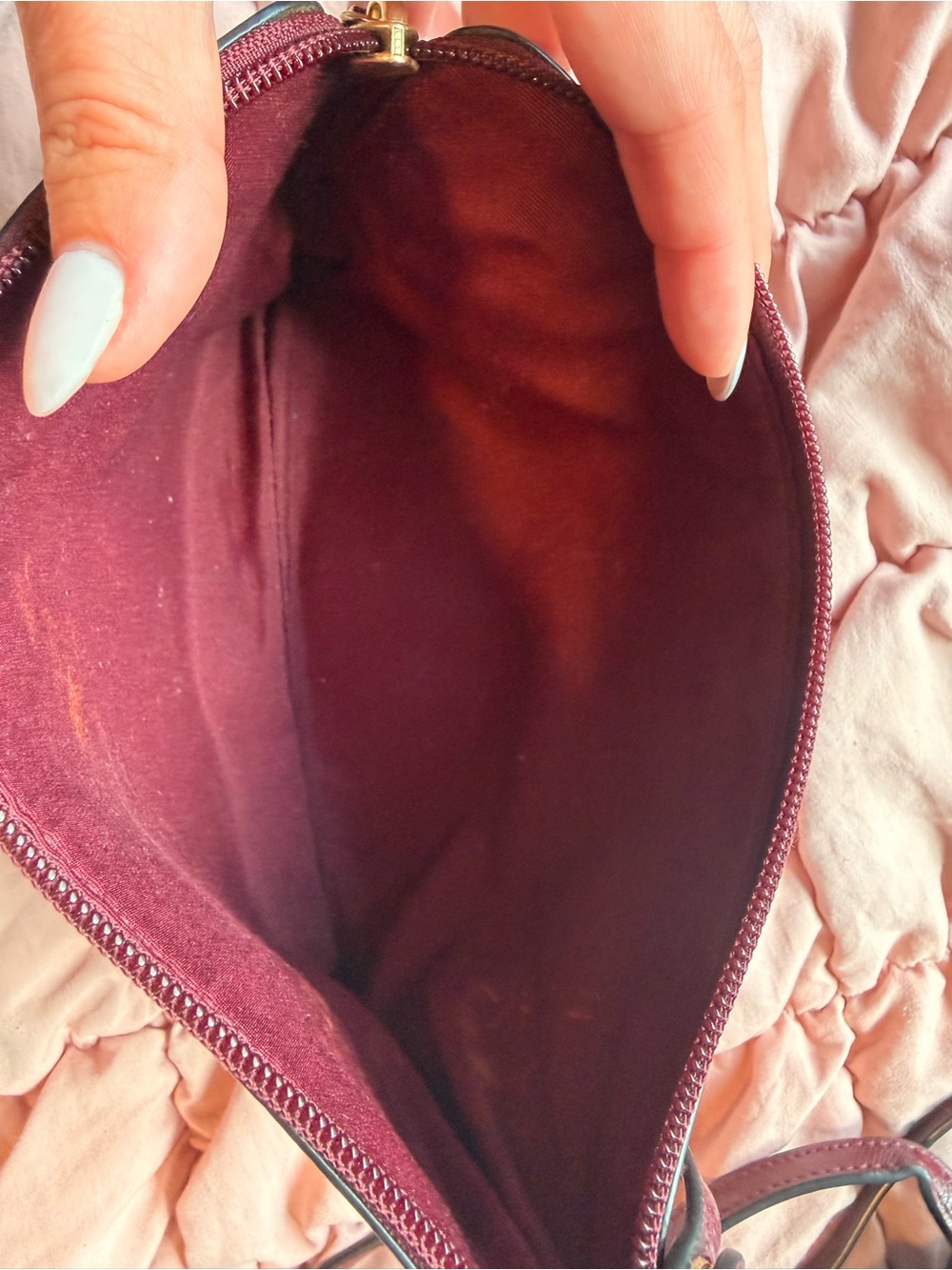 Coach Burgundy Tote Bag - Picture 8 of 16